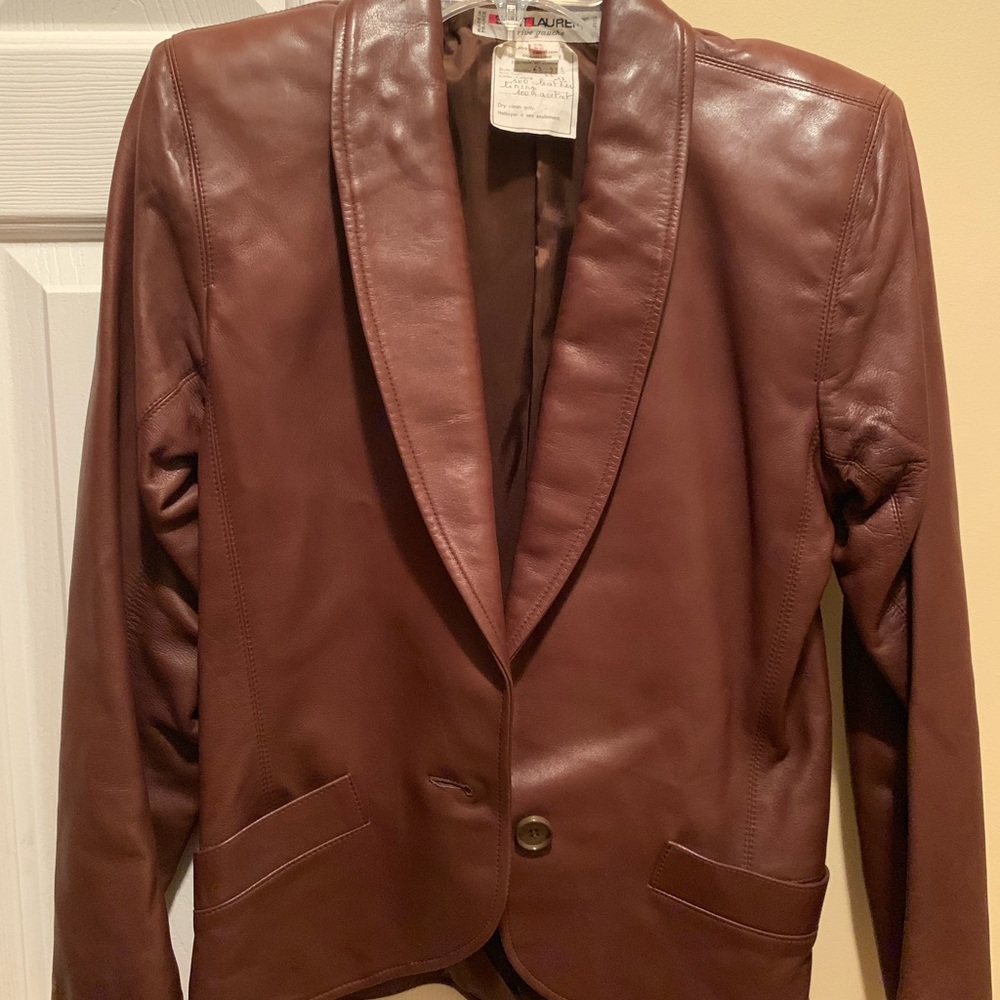 SAINT LAURENT LEATHER JACKET